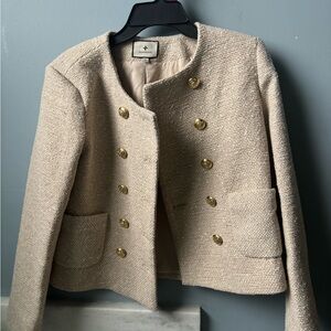 Tuckernuck Heathered Stone Tweed Marais Jacket